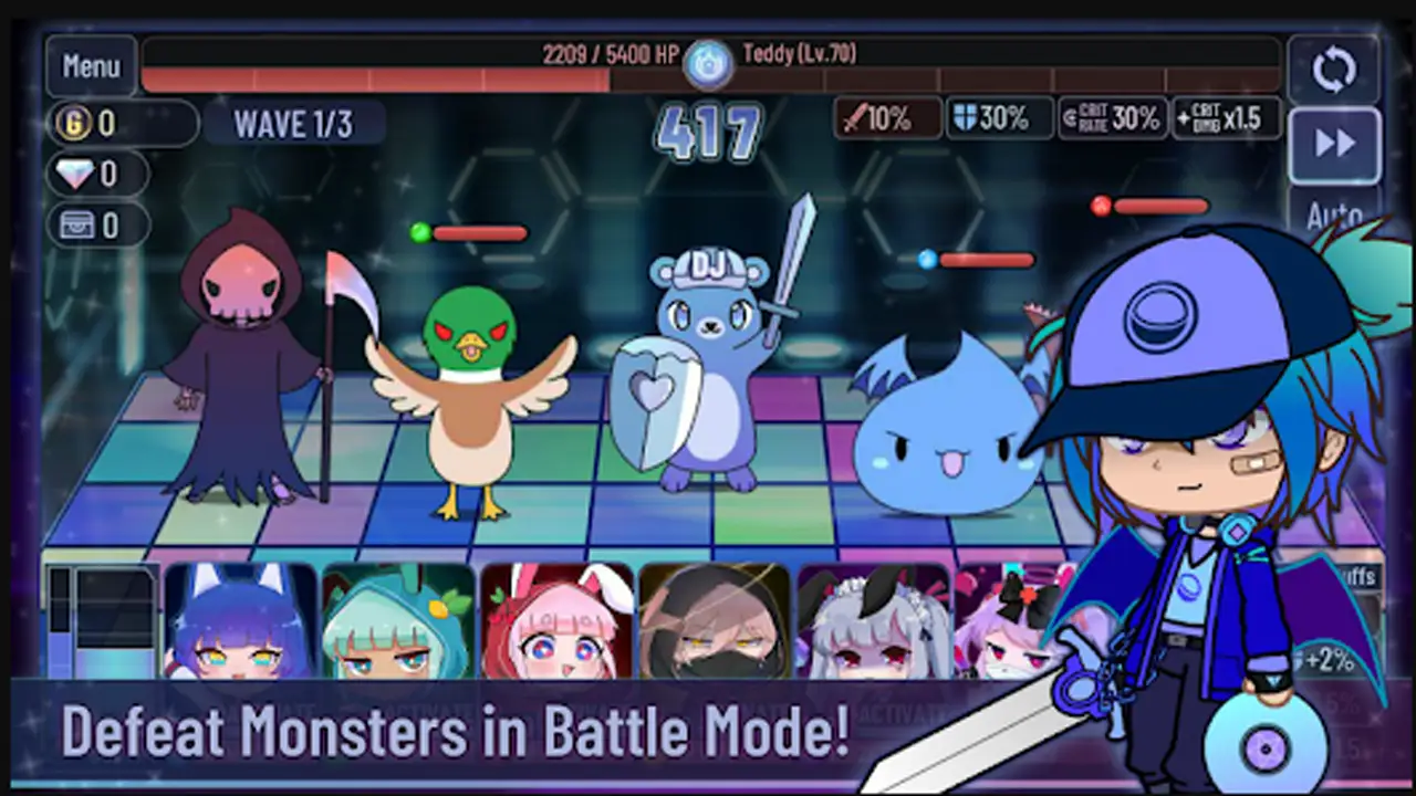 hide name on Chat in Gacha Club