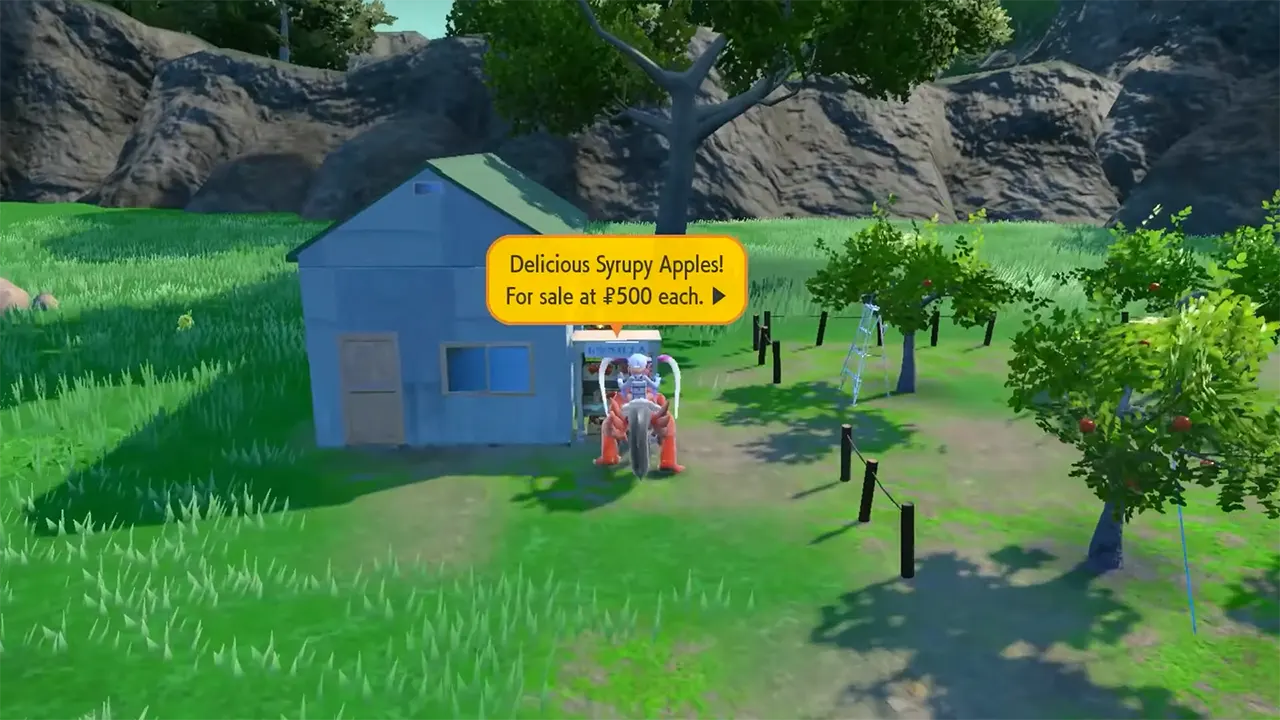 syrupy apple location in pokemon scarlet and violet