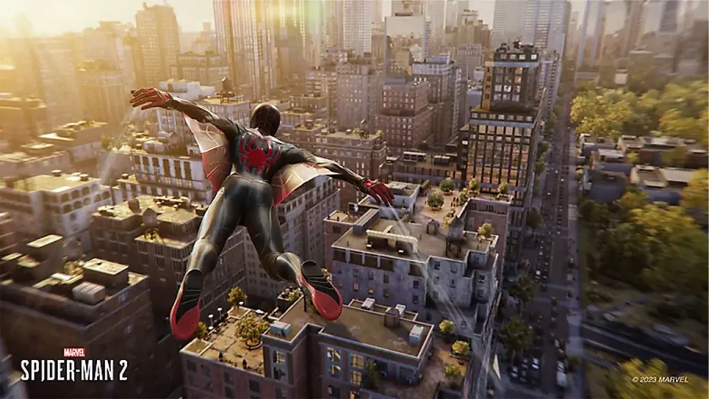 How to Charge Jump in Place in Spiderman 2