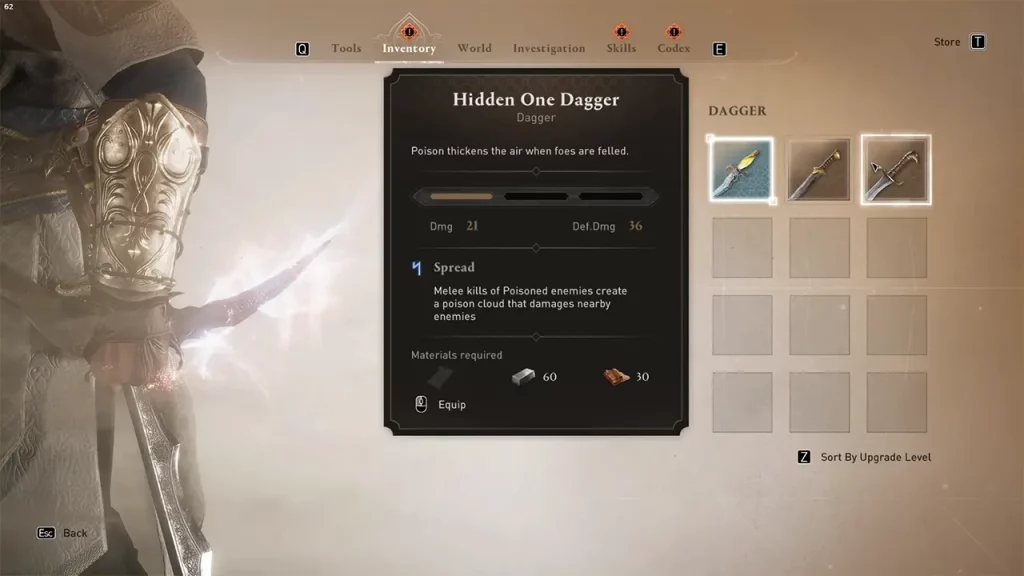 How to Get the AC Mirage Hidden One Dagger