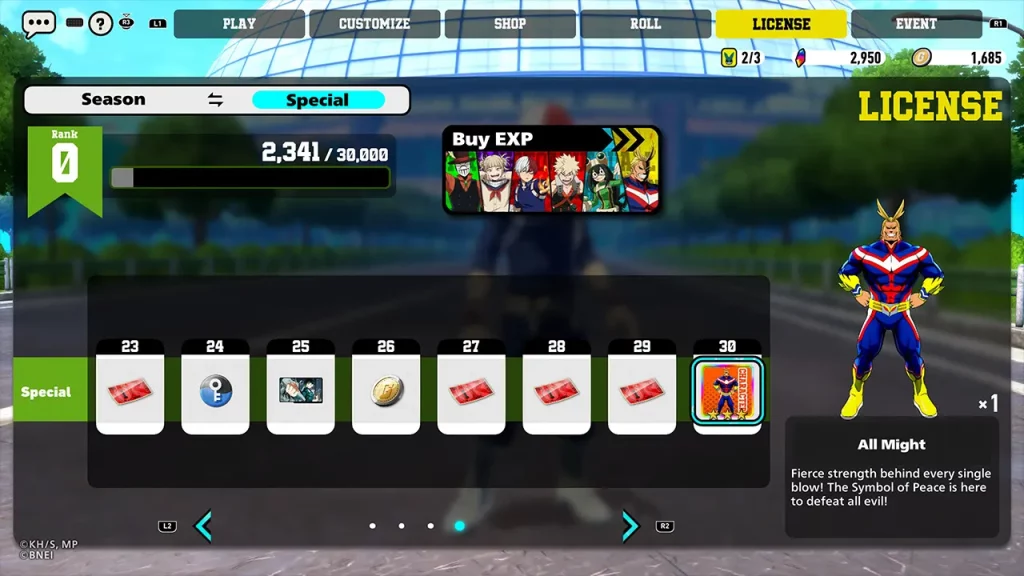 How To Level Up Special License Fast In My Hero Ultra Rumble