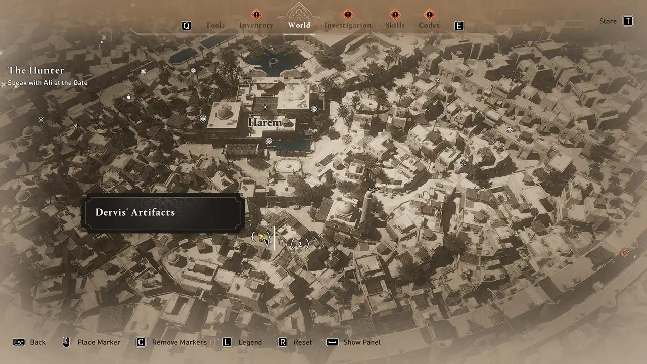 AC Mirage Artifacts Grayed Out Fix 