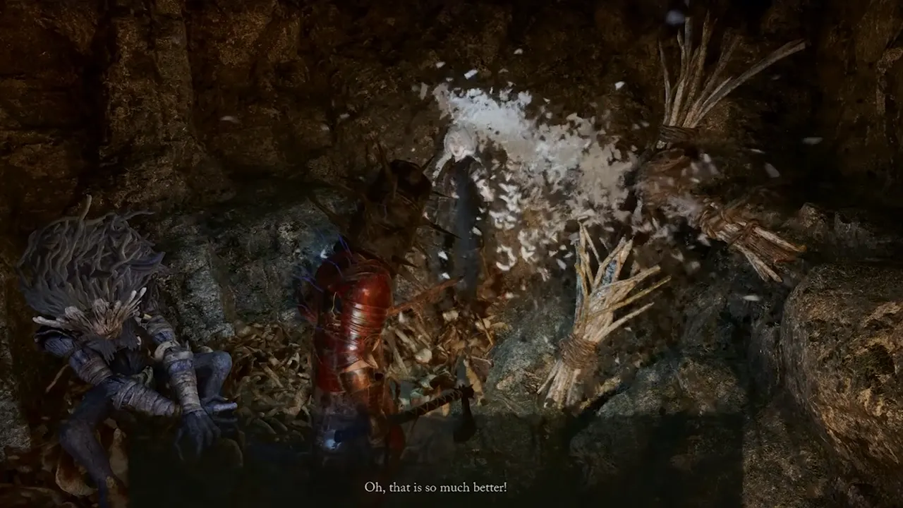 lords of the fallen help kukajin woman in stone