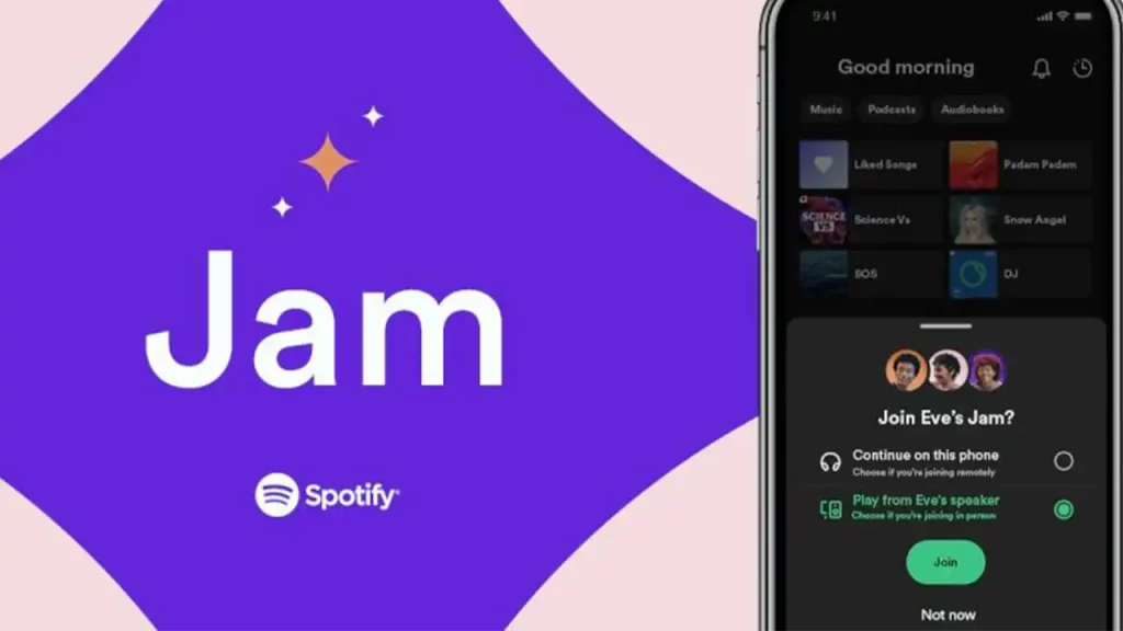 start a Jam on Spotify