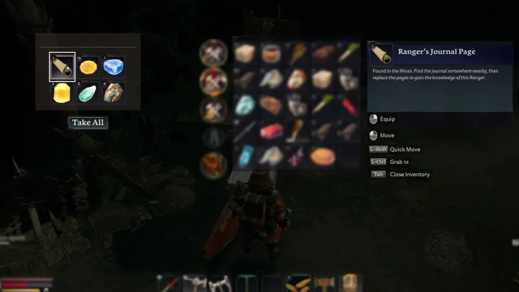 LOTR Return to Moria Find Ranger Pages