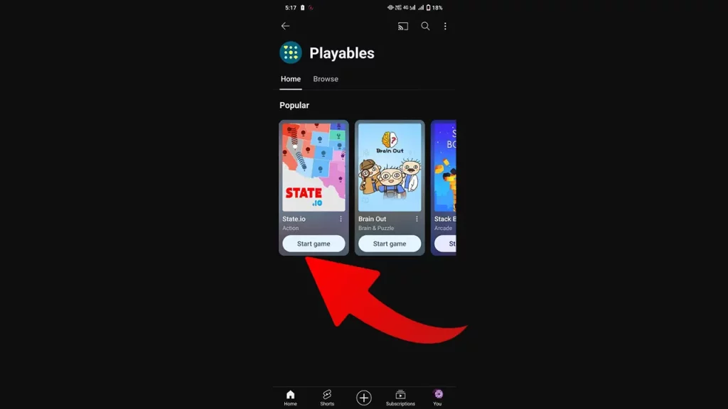 how to play youtube games for premium paid users