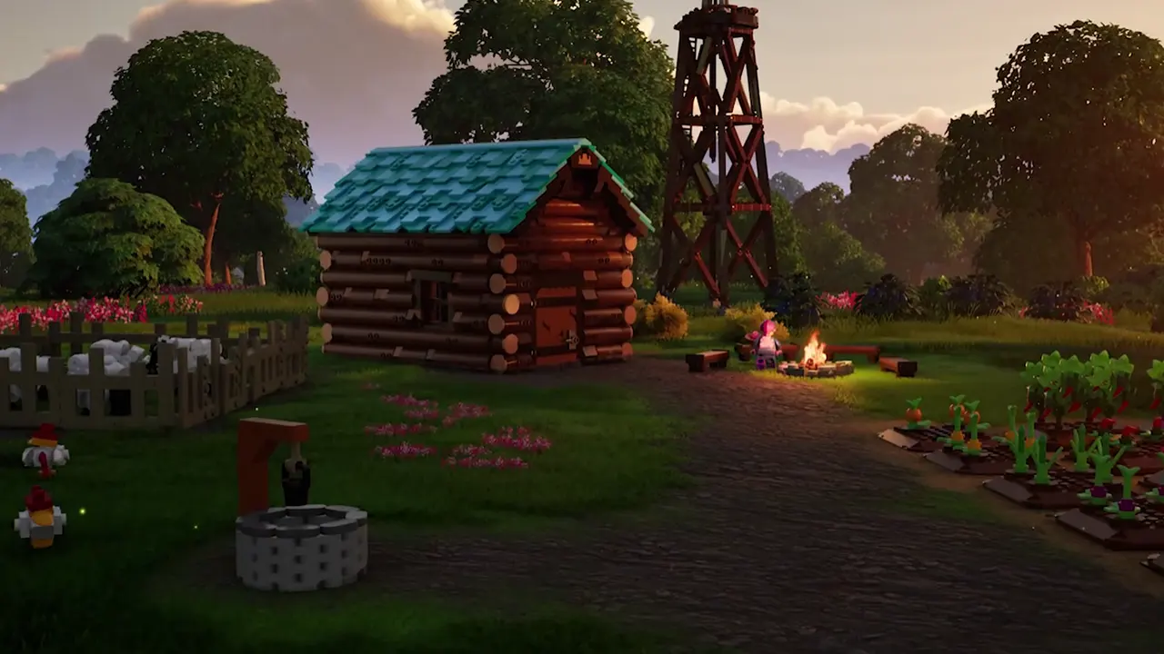 Build A Village In LEGO Fortnite