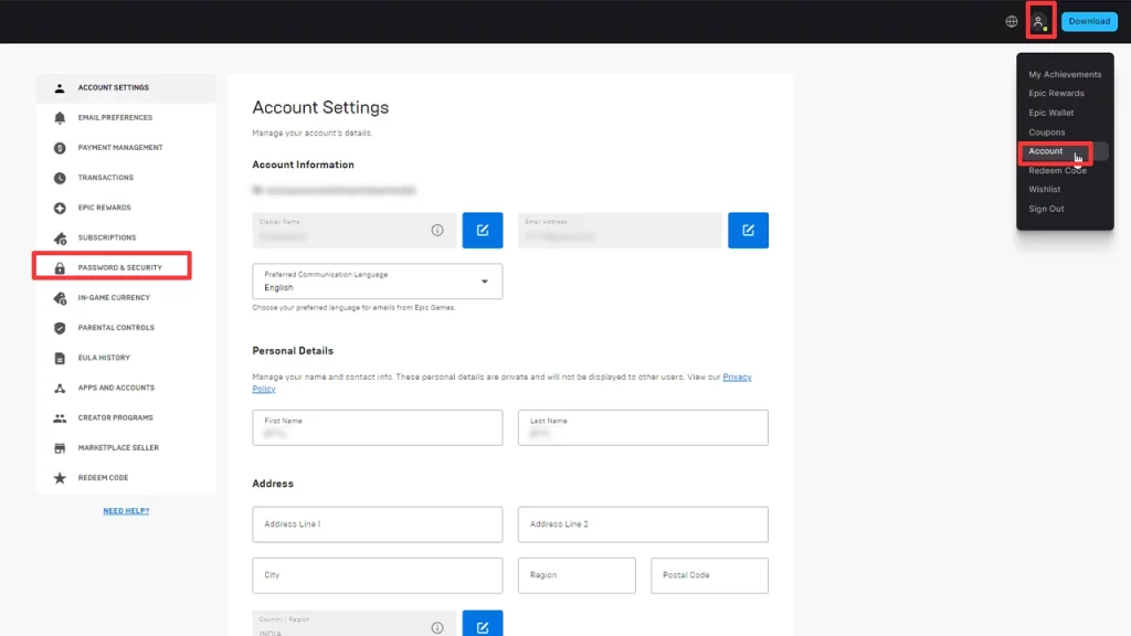 how to set up 2 factor authentication on fortnite account