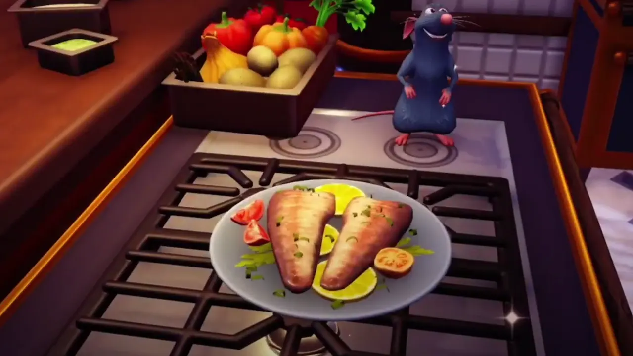 Disney Dreamlight Valley Seared Rainbow Trout Recipe