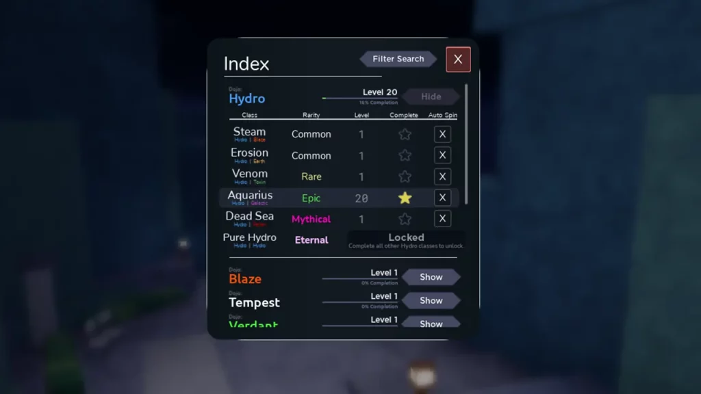 Nightmare Elemental Class Ranked