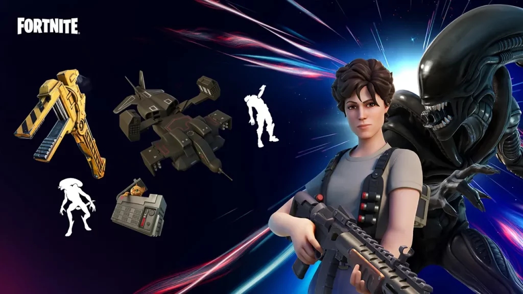 How To Get Xenomorph And Ellen Ripley Alien Skins In Fortnite