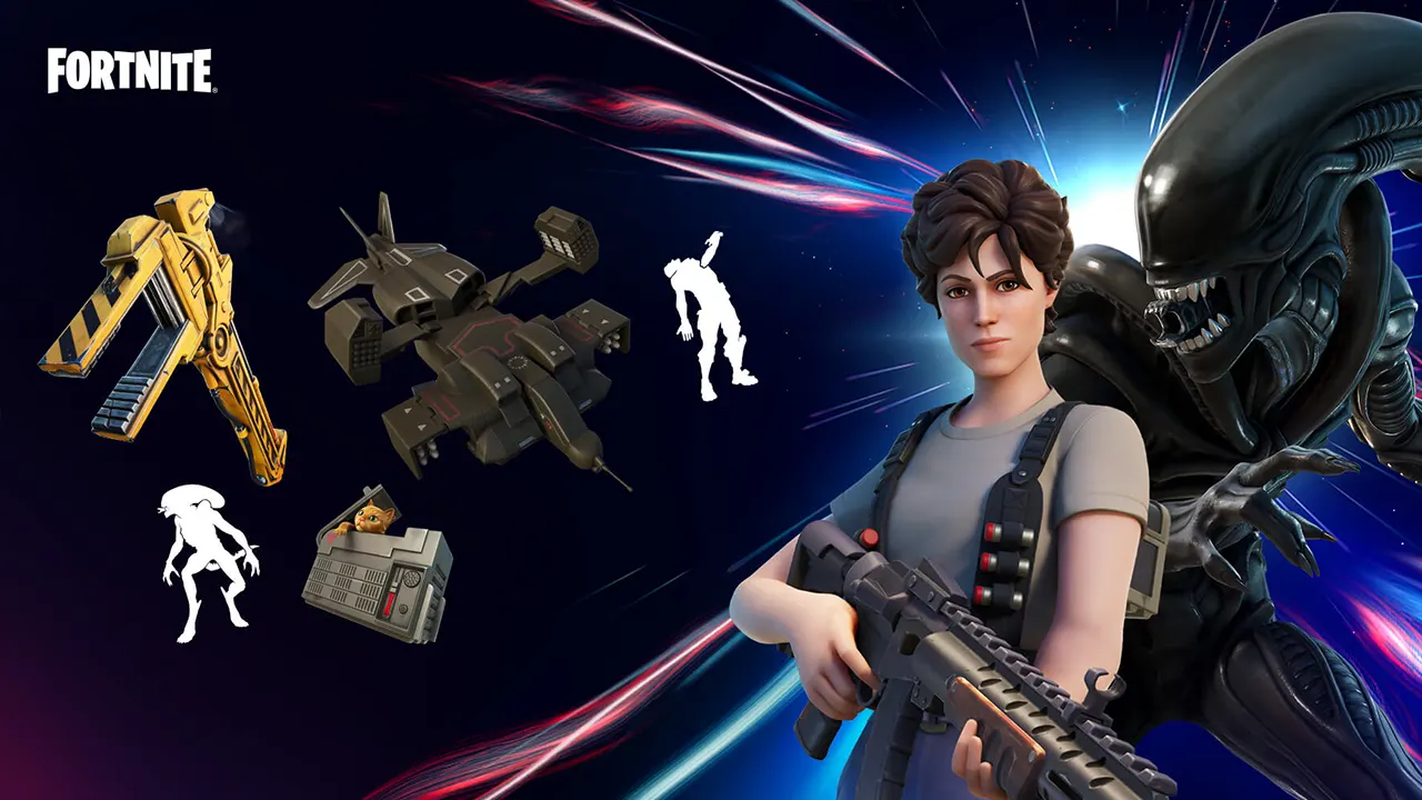 How To Get Xenomorph And Ellen Ripley Alien Skins In Fortnite
