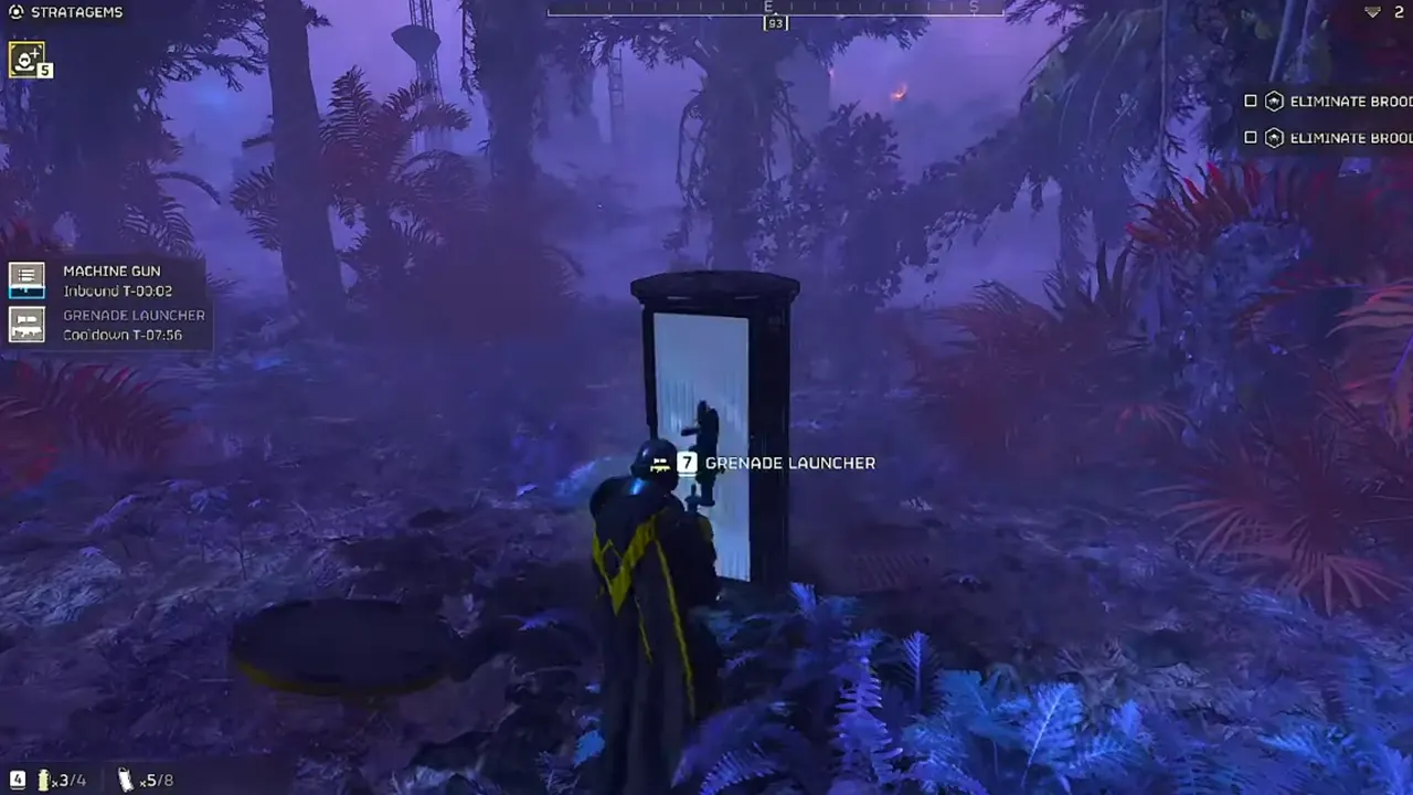 Retrieving Grenade Launcher in Helldivers 2