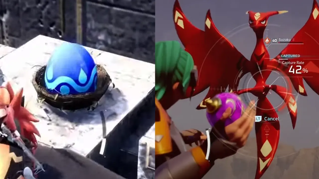 Suzaku Aqua in Palworld can be obtained through a boss fight, Huge Damp Egg and breeding as well.