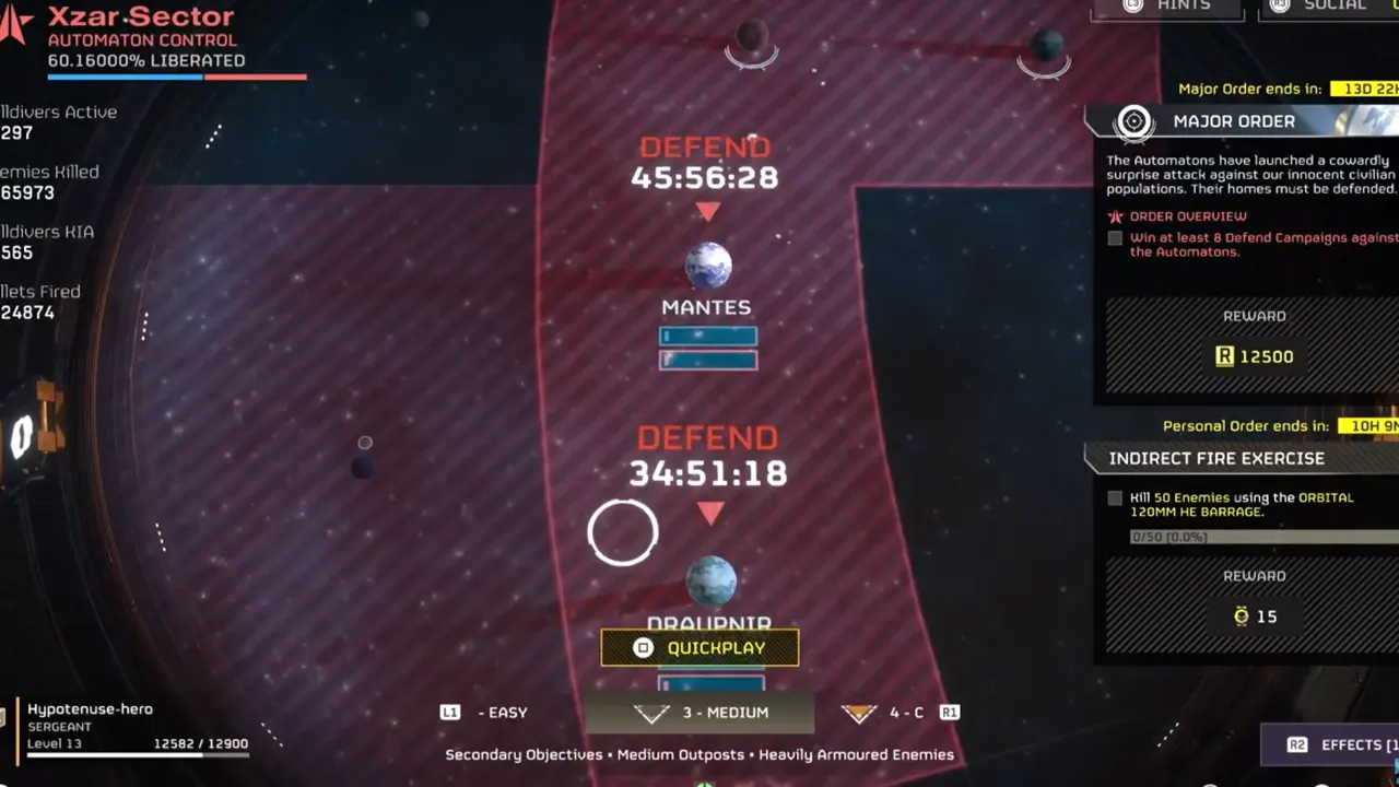 Retrieve Essential Personnel Mission in Helldivers 2