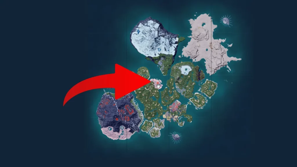 anubis map location palworld