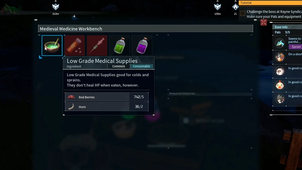 How To Cure Pals With Sprain Palworld