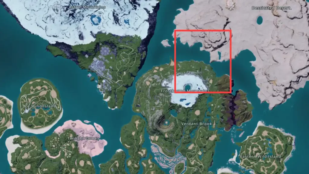 Possible Huge Rocky Egg map location