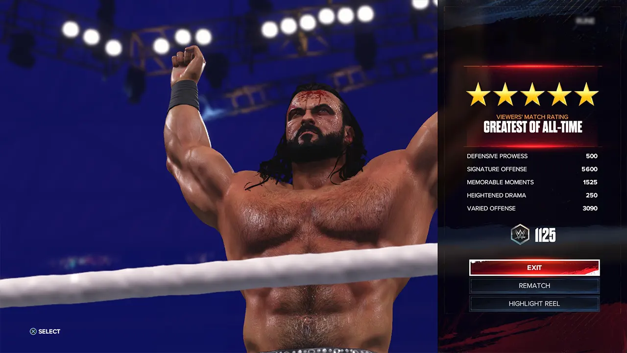 Earning 5-Star Match Ratings in WWE 2K24