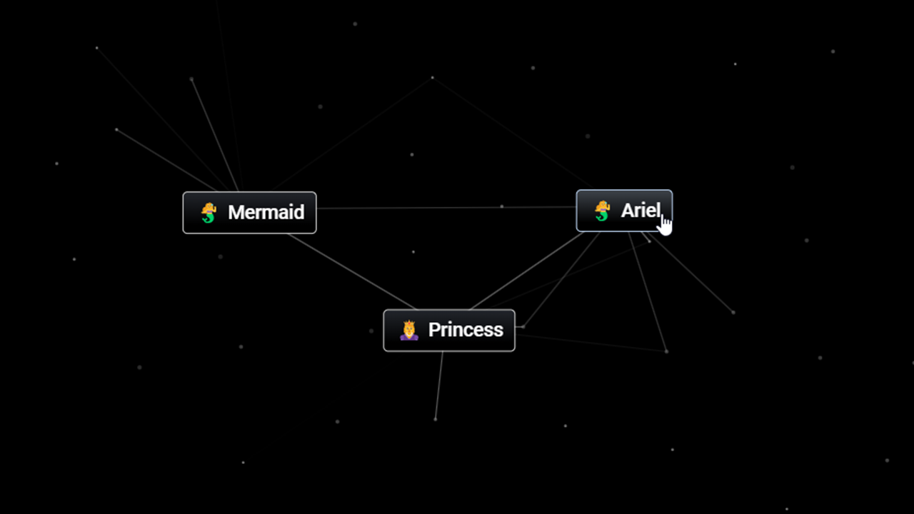 Combine Mermaid and Ariel to get Princess in Infinite Craft