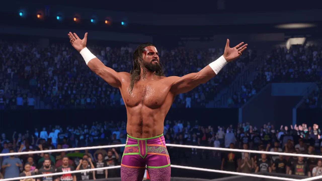 opponent bleeding in WWE 2K24