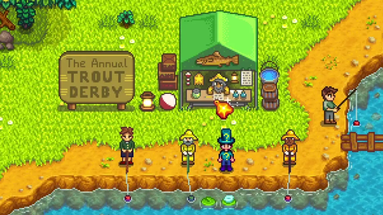 Stardew Valley Annual Trout Derby Festival
