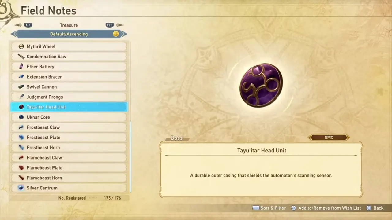 Tayu’itar Head Units in Granblue Fantasy Relink