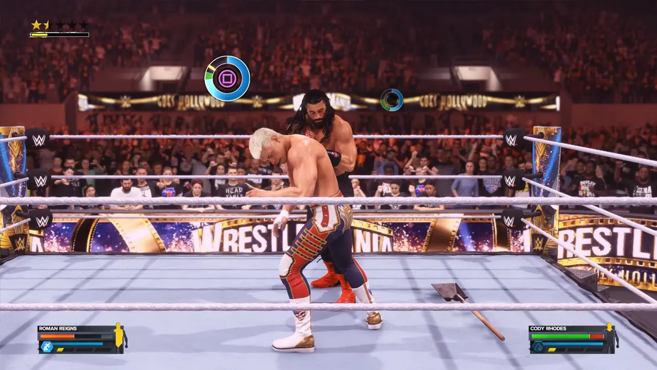 WWE 2K24 Trading Blows Mini Game
