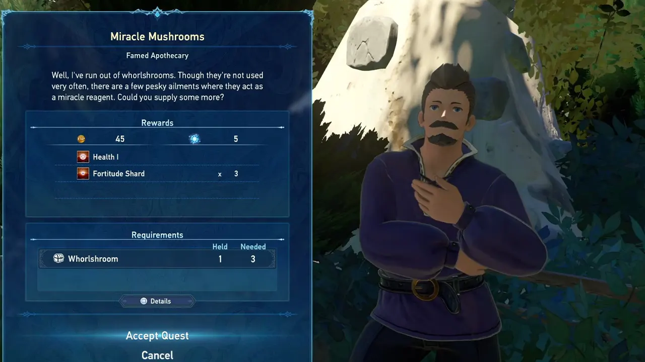 Where to Find Whorlshroom in Granblue Fantasy Relink