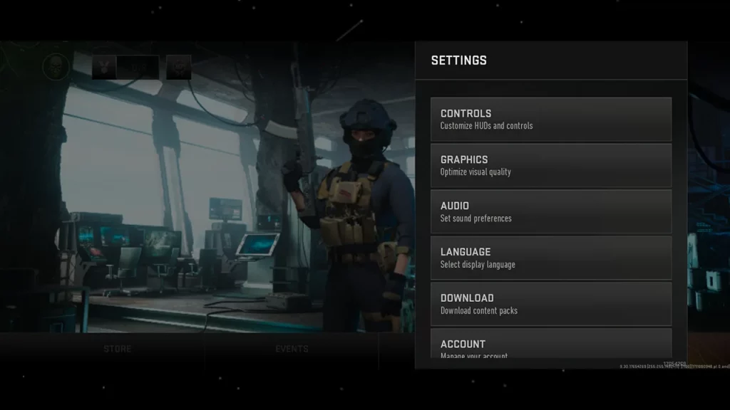 adjust warzone mobile settings