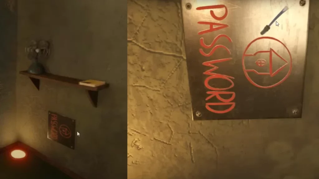 open up the password sheet