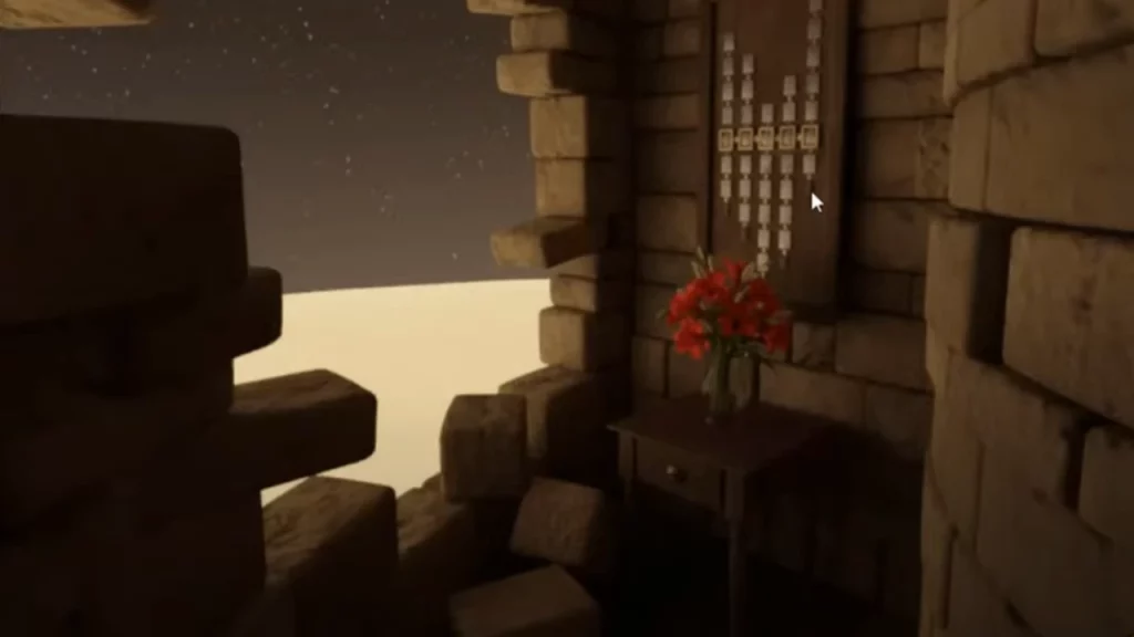 red flower pot puzzle