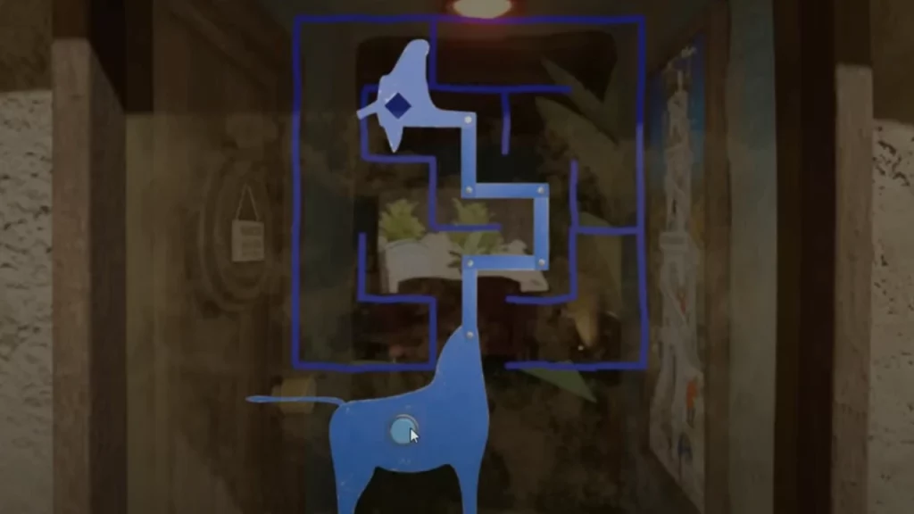 window puzzle from outside