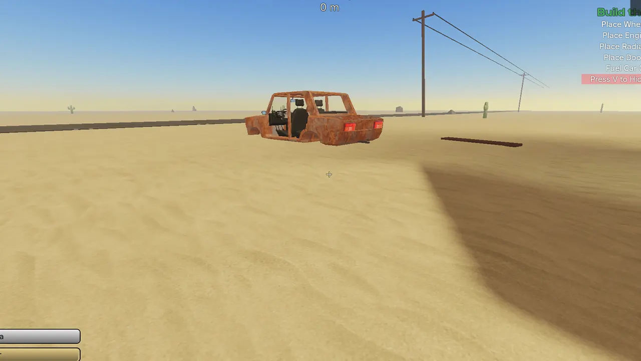 how to repair cars in A Dusty Trip