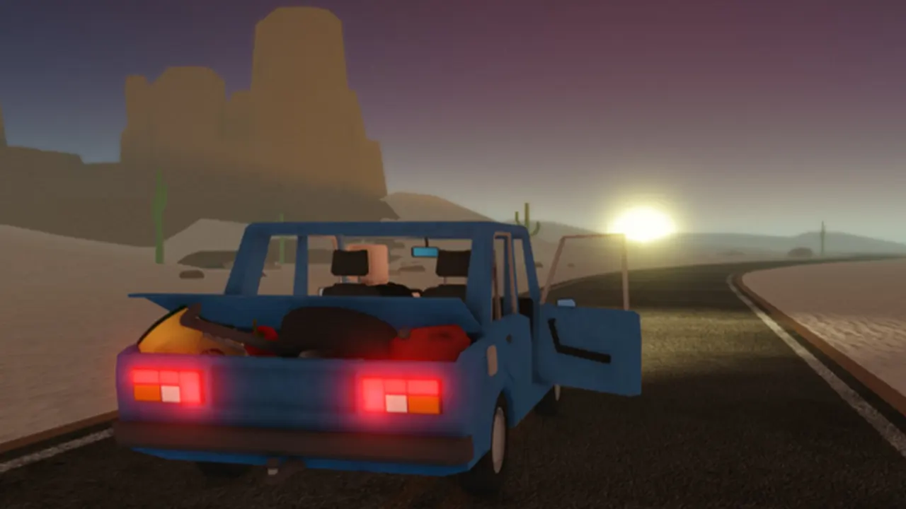 Empty Gas Tank In A Dusty Trip