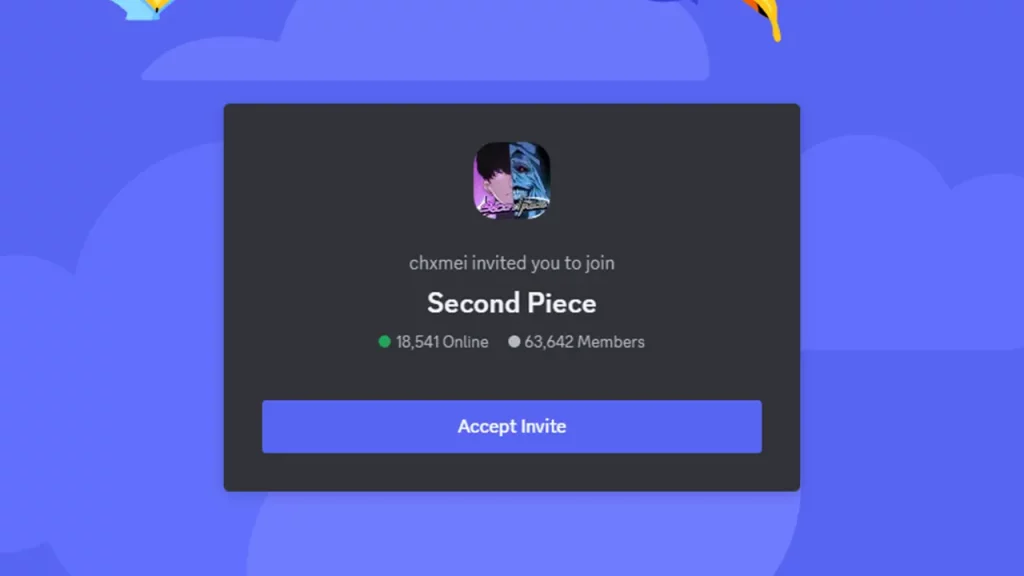 Second Piece Discord Server Link