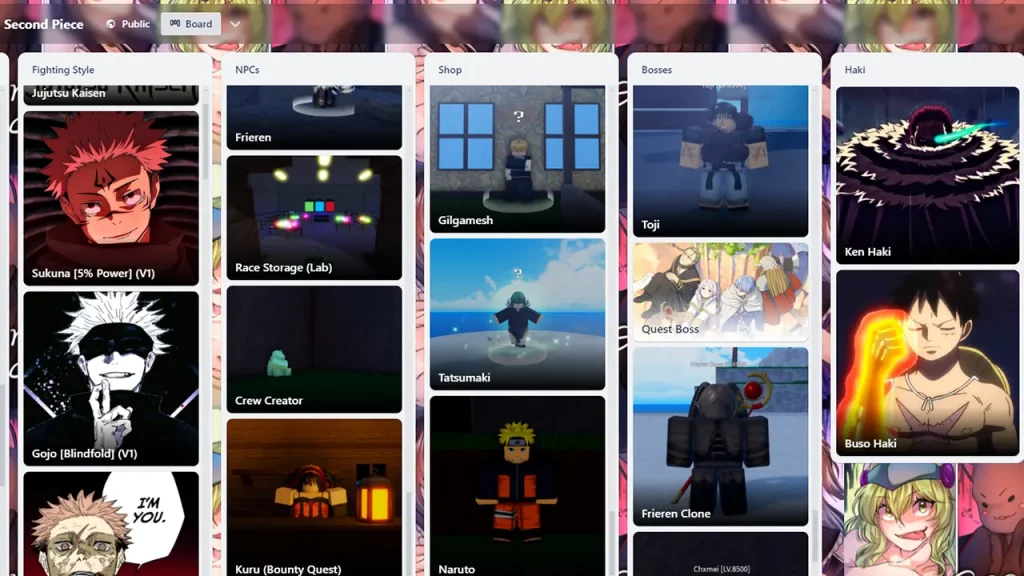 Second Piece Trello Link