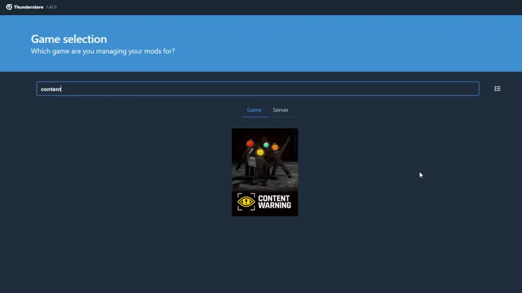 how to update thunderstore mod manager for content warning