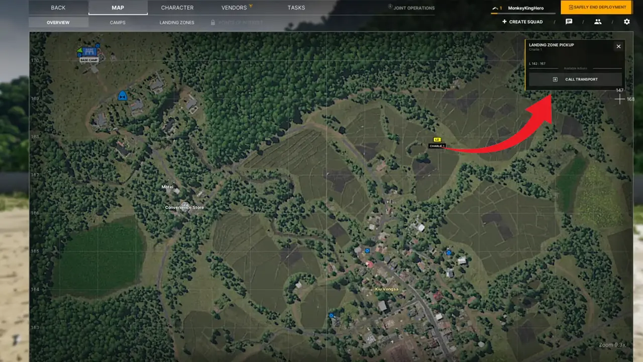 calling a helicopter in gray zone warfare