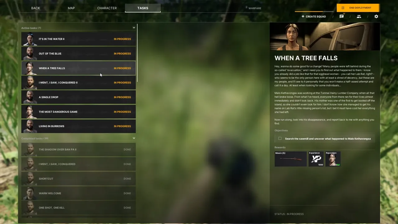 Gray Zone Warfare When A Tree Falls Task Guide