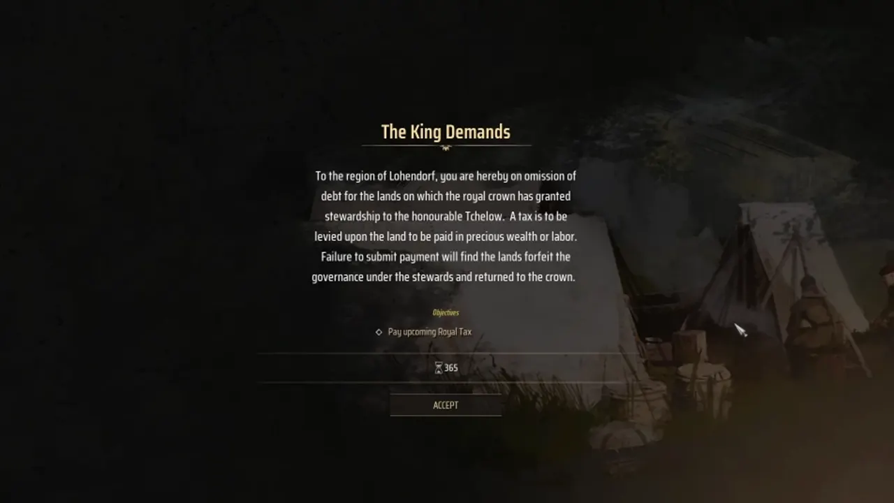 How to Pay Royal Tax in Manor Lords