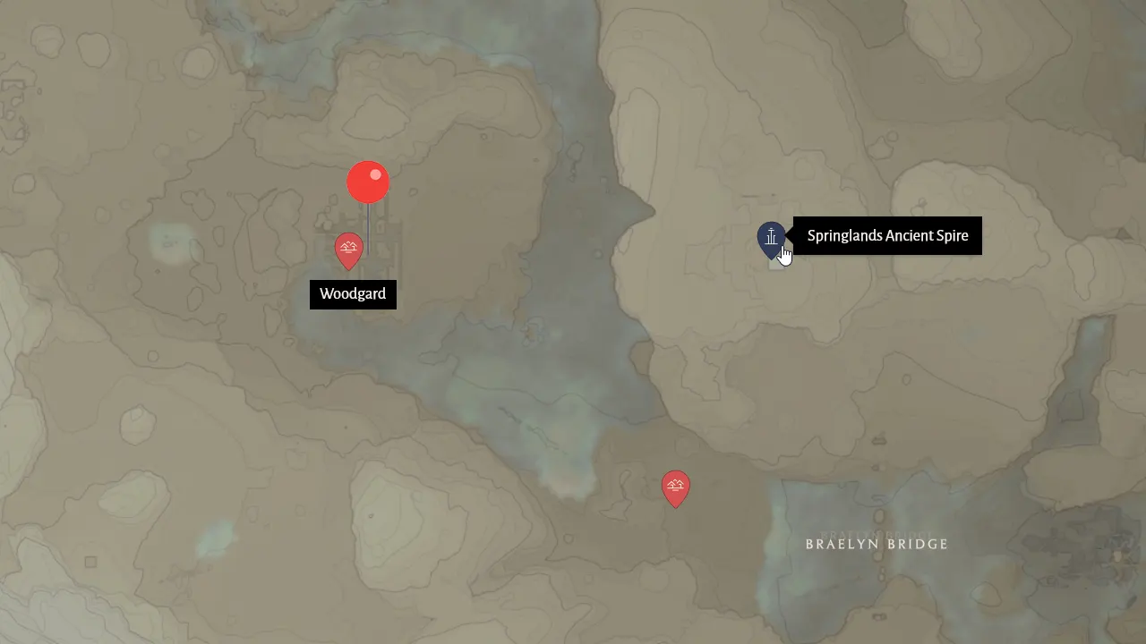 woodgard is one of the best locations to build home in Enshrouded