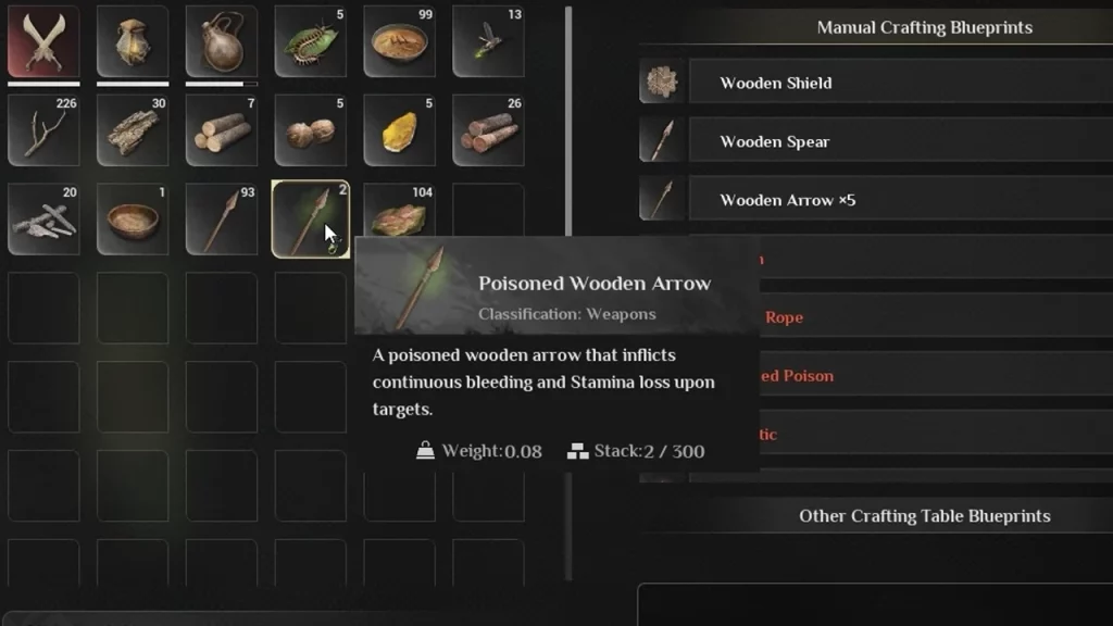How To Make Poison Arrows In Soulmask