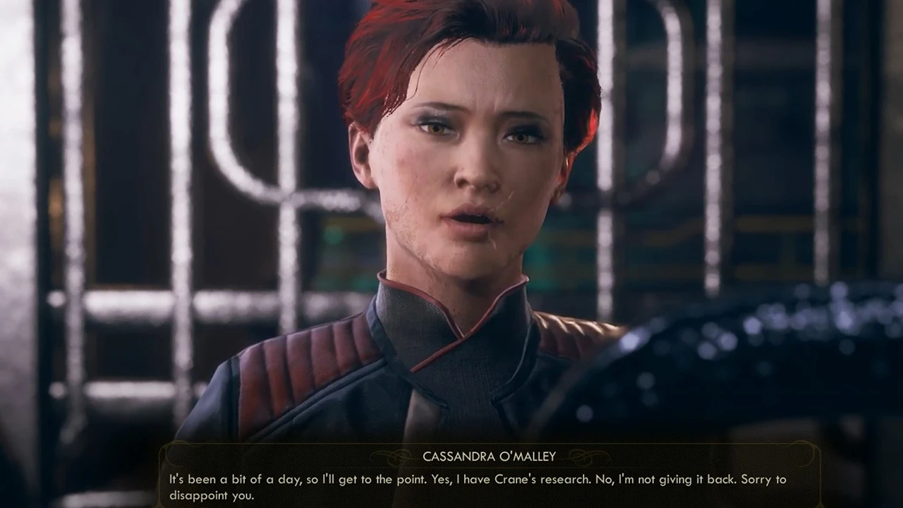 kill cassandra or let her live choice the outer worlds