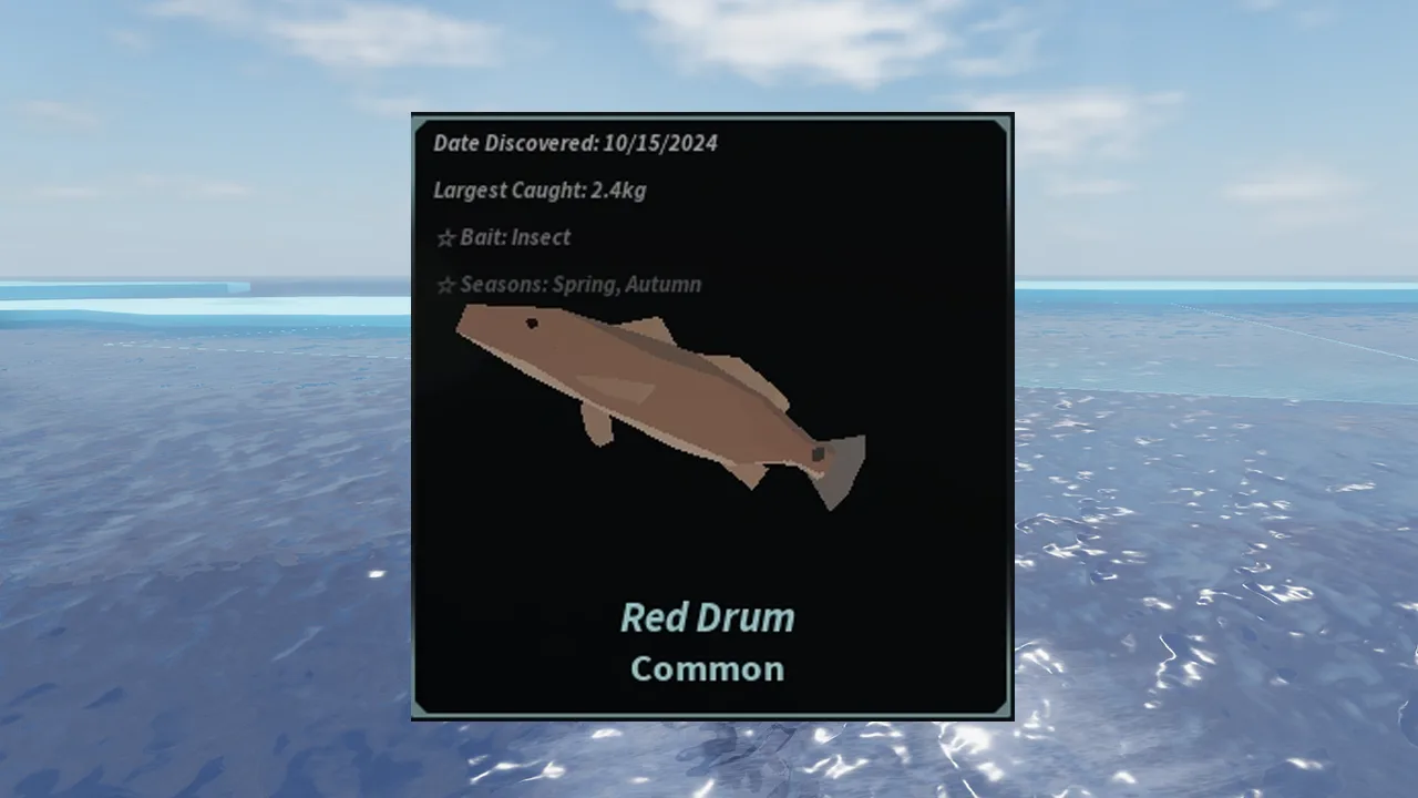 Fisch: Where to Catch Red Drum Fish - Gamer Tweak
