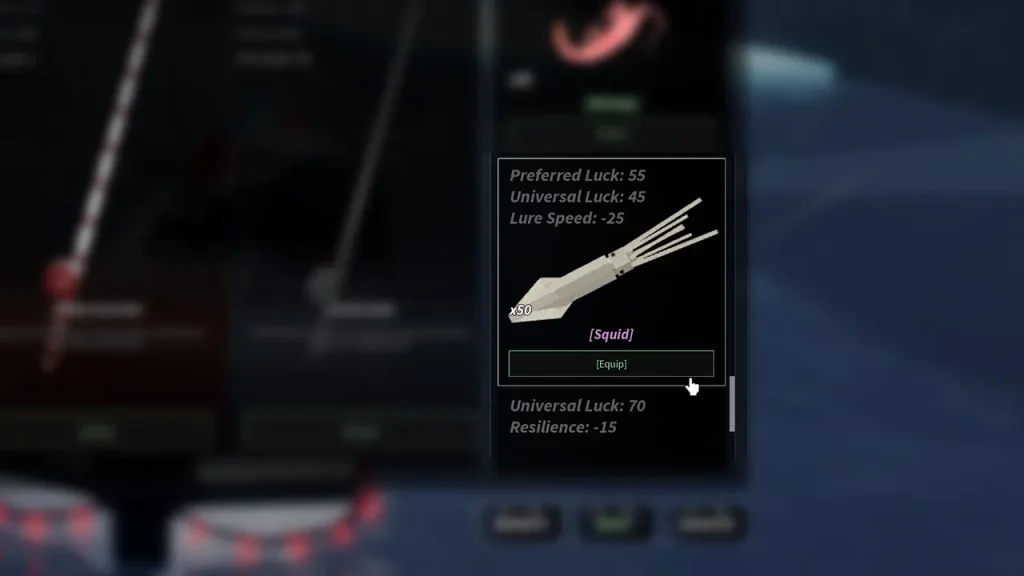 squid bait for baby pond emperor