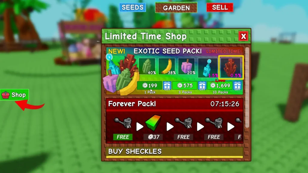 cursed fruit seed from exotic seed pack grow a garden