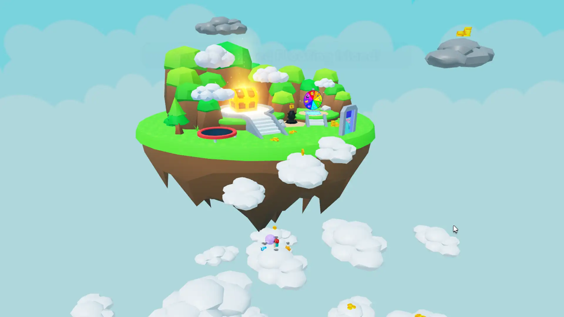 floating island Bubble Gum Simulator Infinity