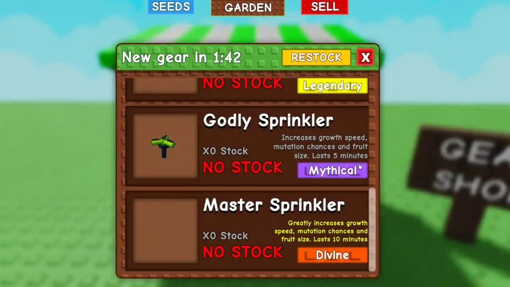 godly sprinkler gear shop
