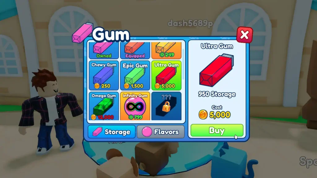 gum storage bought with coins